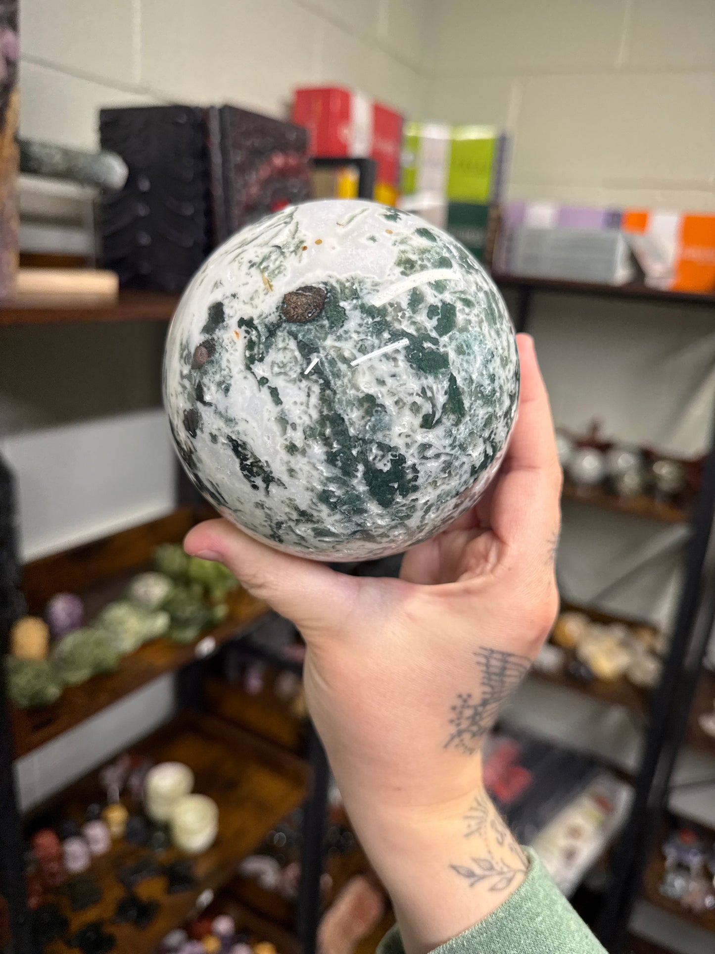 Moss Agate Sphere (60)