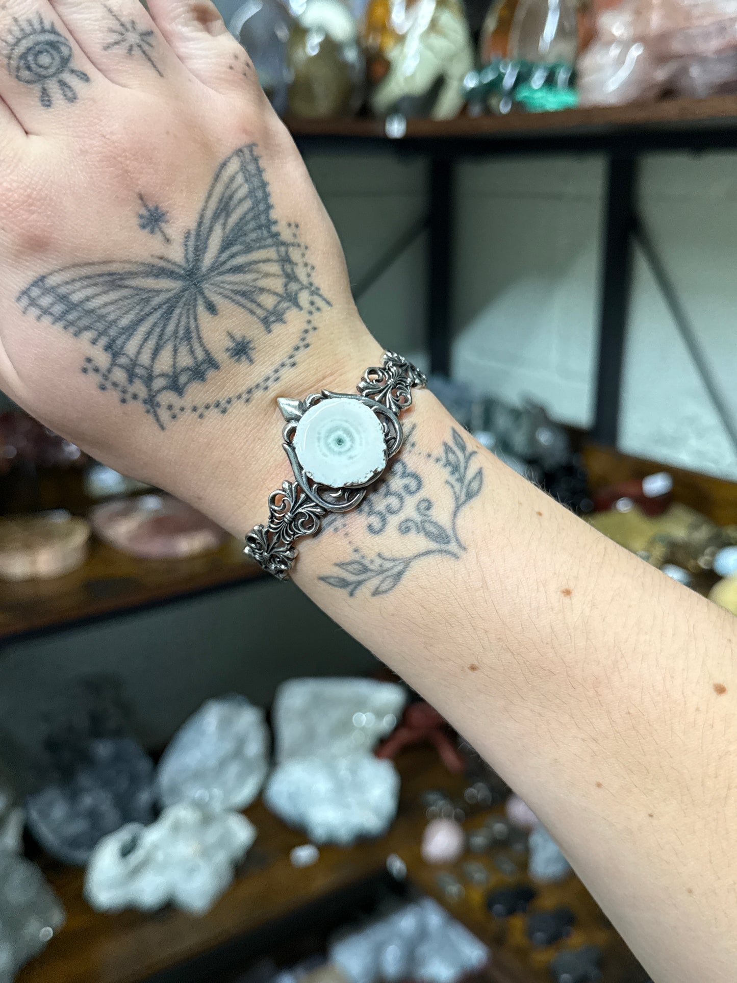 White Stalactite Bangle