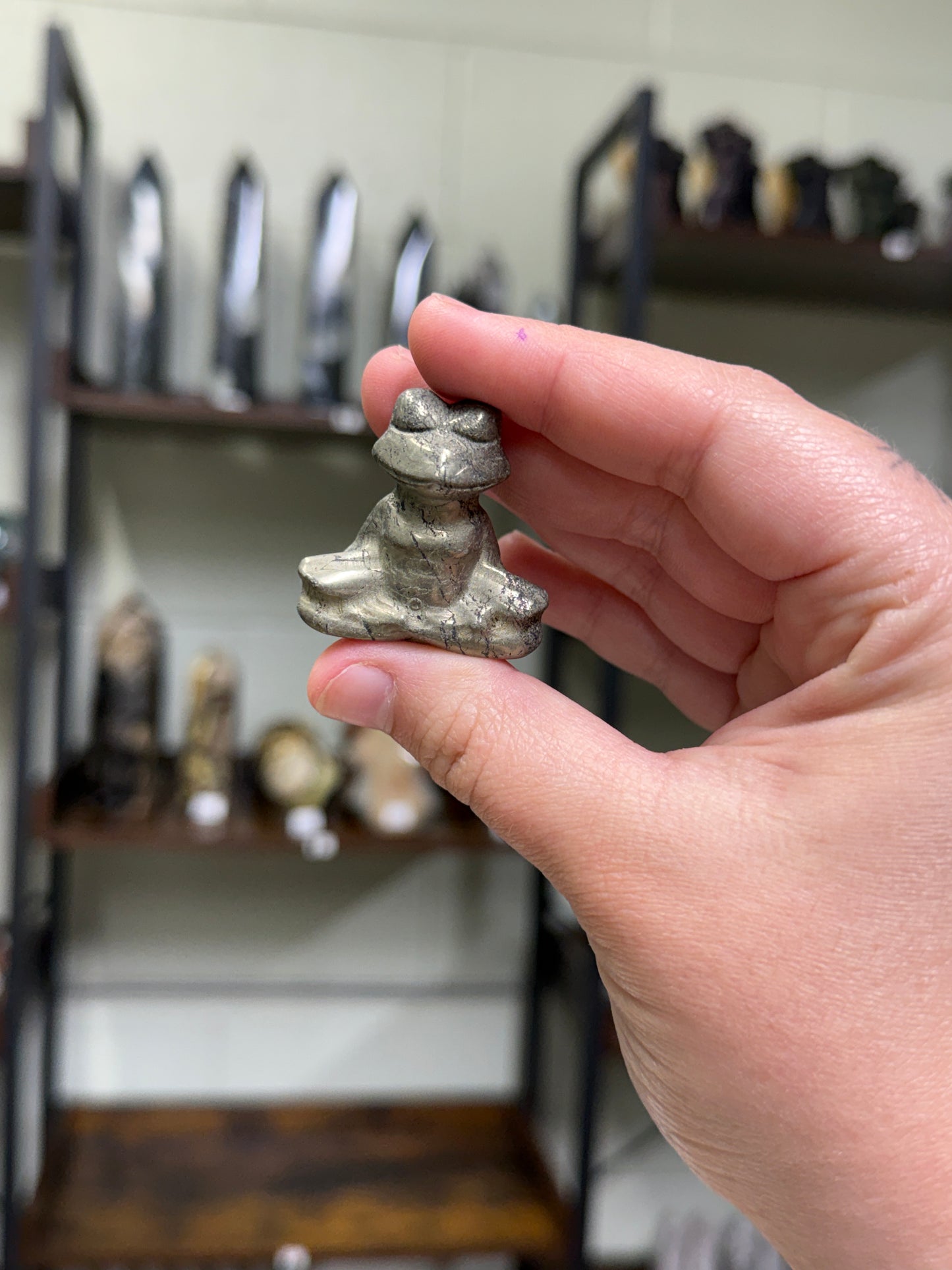Zen Frog Carvings