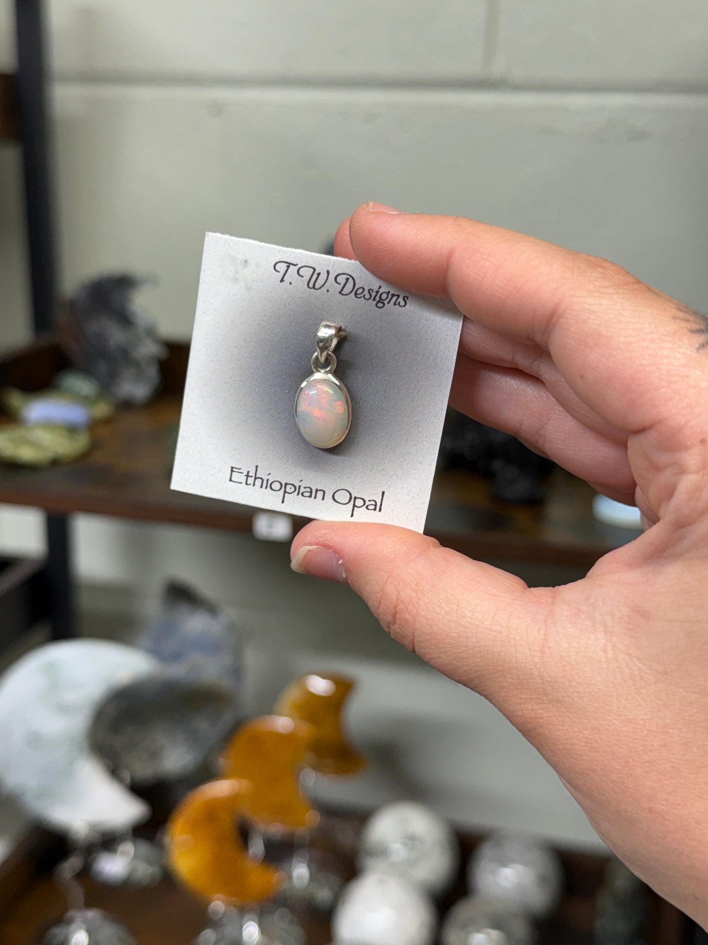 Ethiopian Opal Pendant