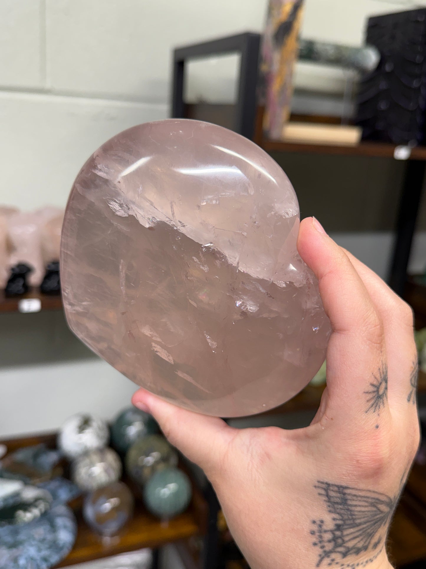 Rose Quartz Heart