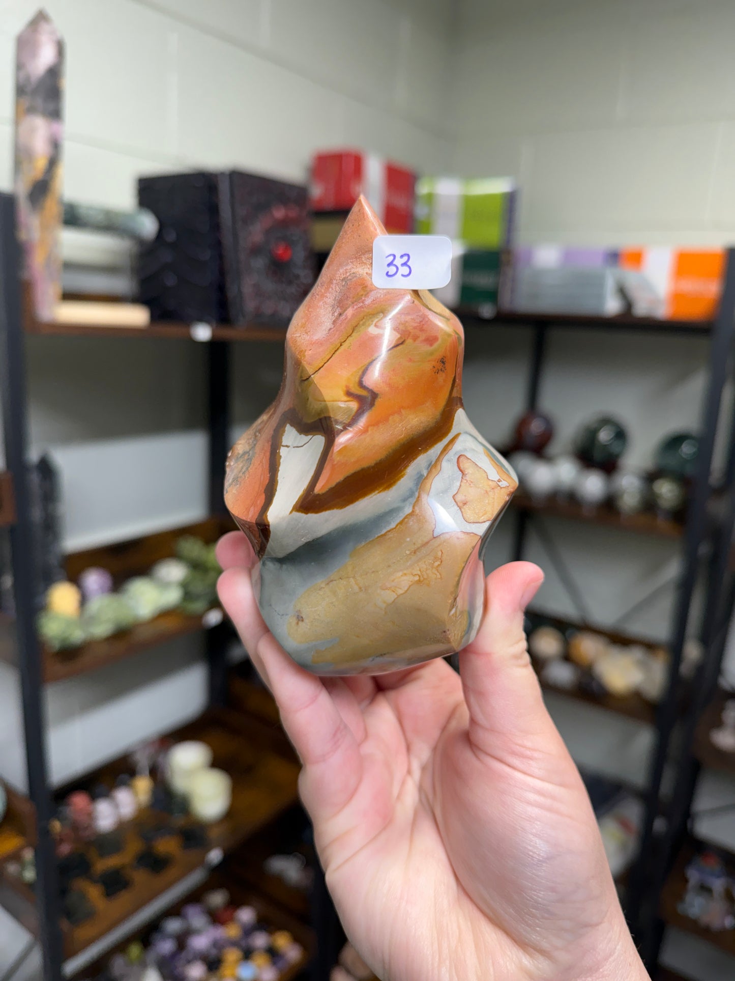Polychrome Jasper Flames