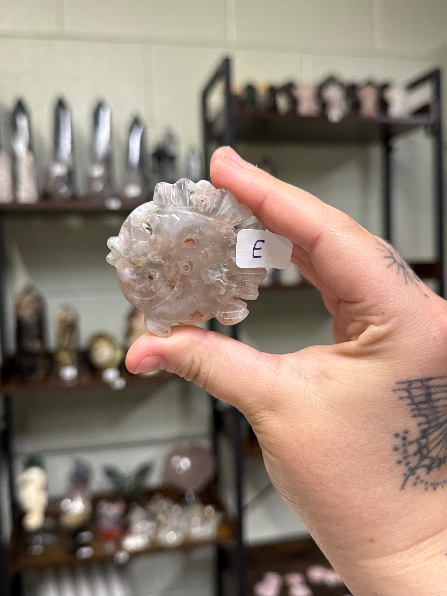 Flower Agate Fish (Choose Your Own!)