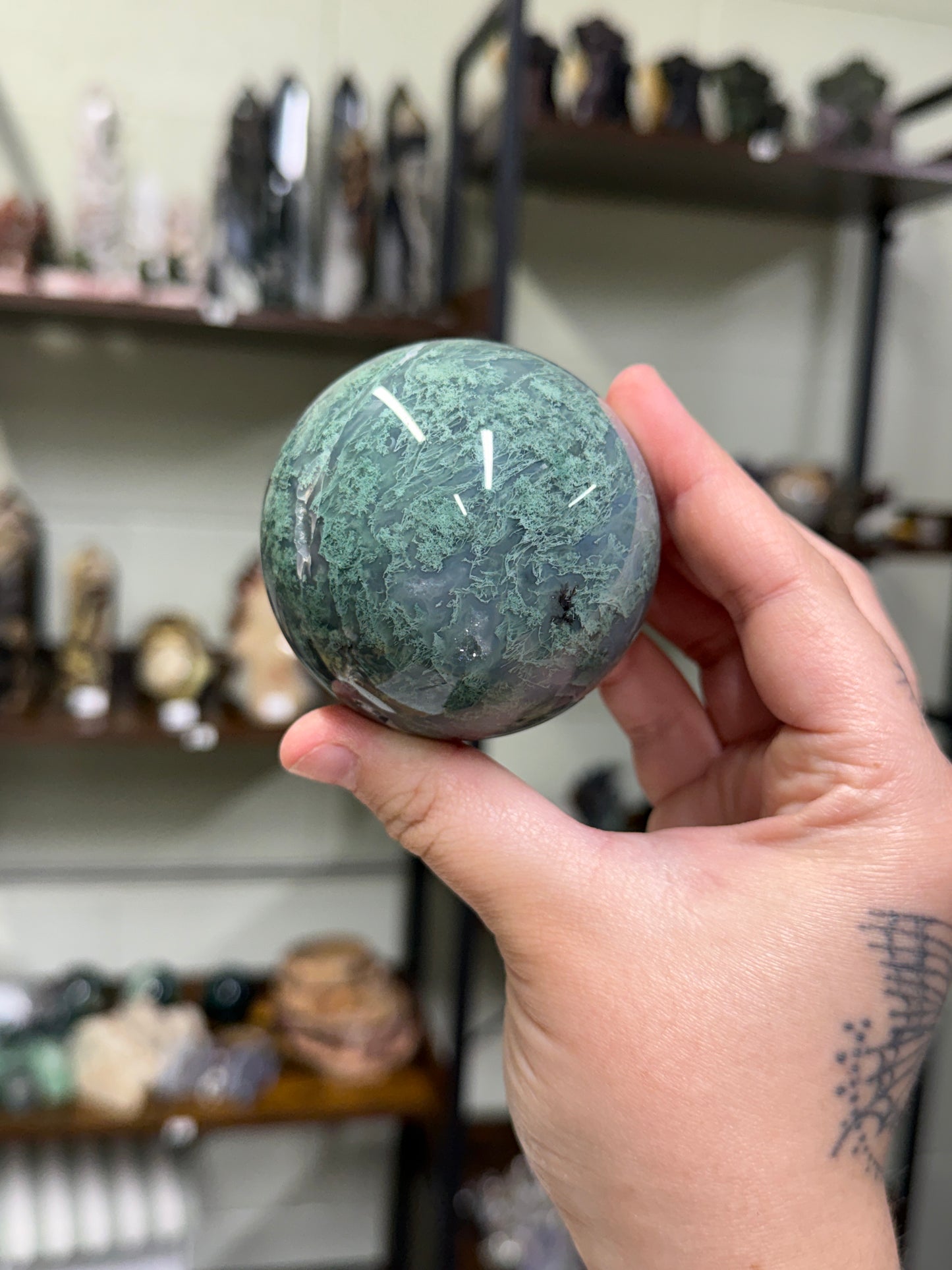 Moss Agate Sphere (17)