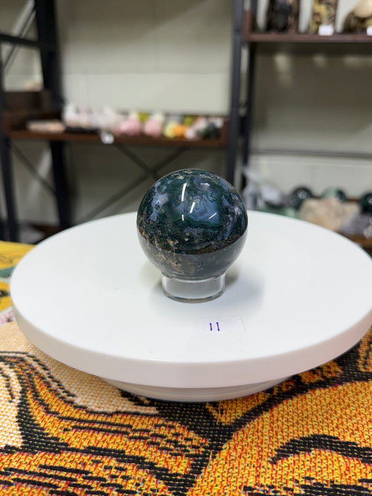 Moss Agate Sphere (11)