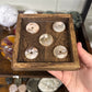 Flower Agate Donuts