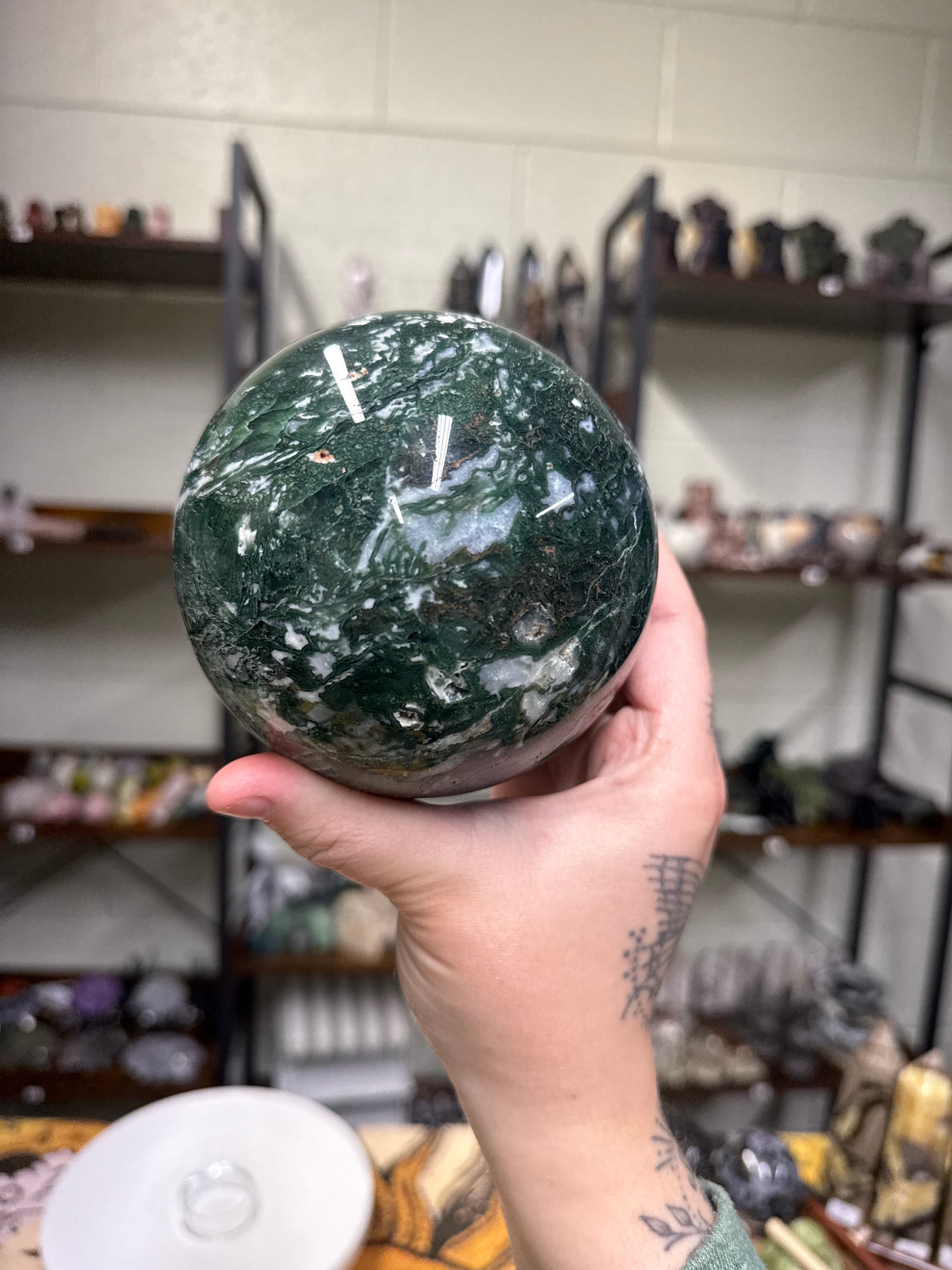Moss Agate Sphere (65)