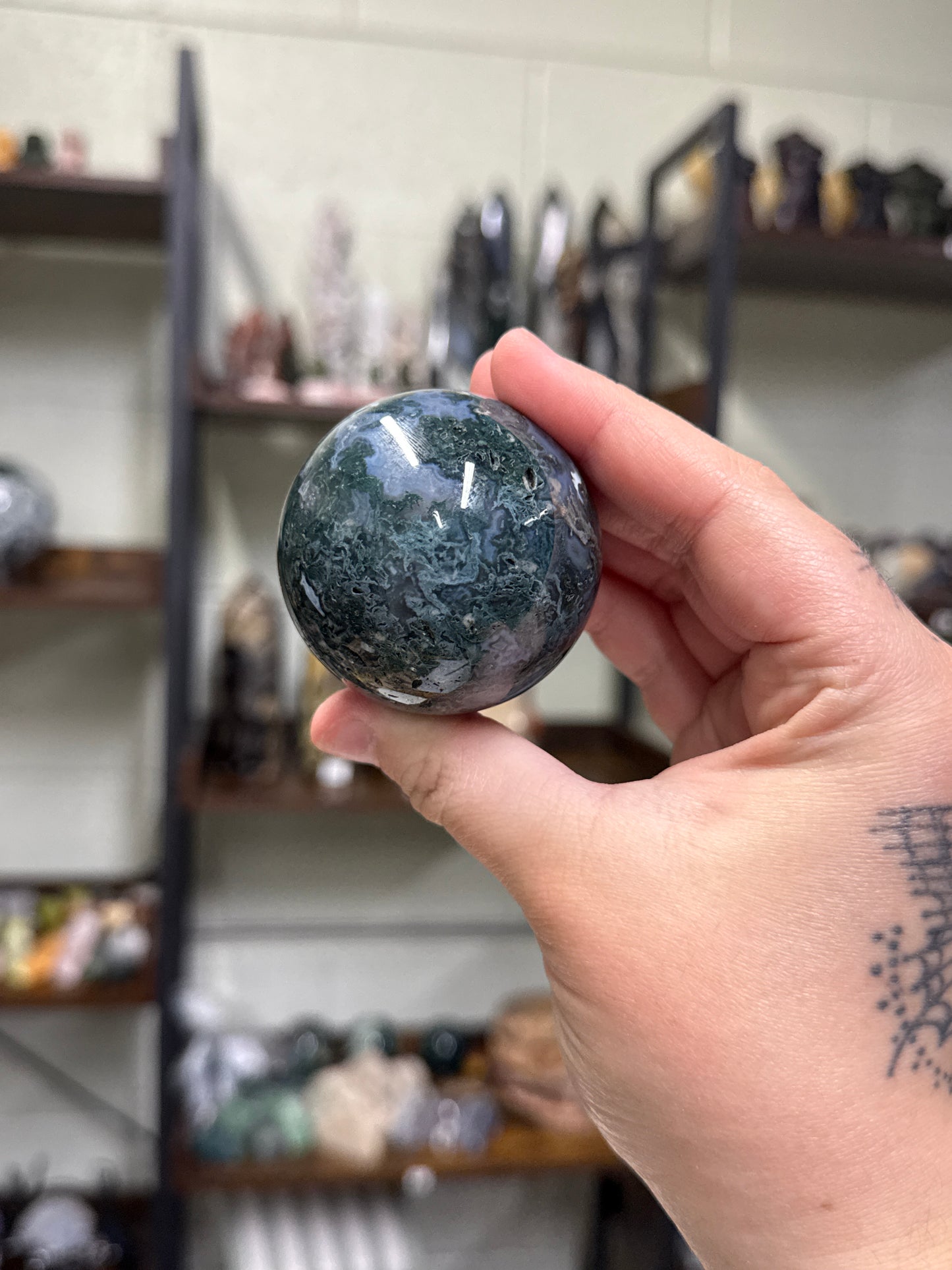 Moss Agate Sphere (11)