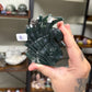 Moss Agate Swans