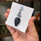 Pietersite/Topaz/Kyanite Pendant
