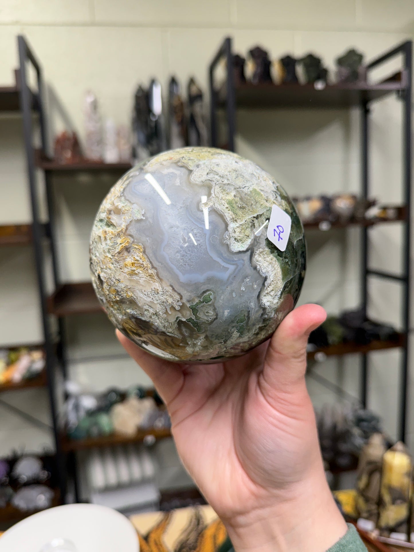 Moss Agate Sphere (70)