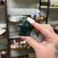 Moss Agate Diamond Stars