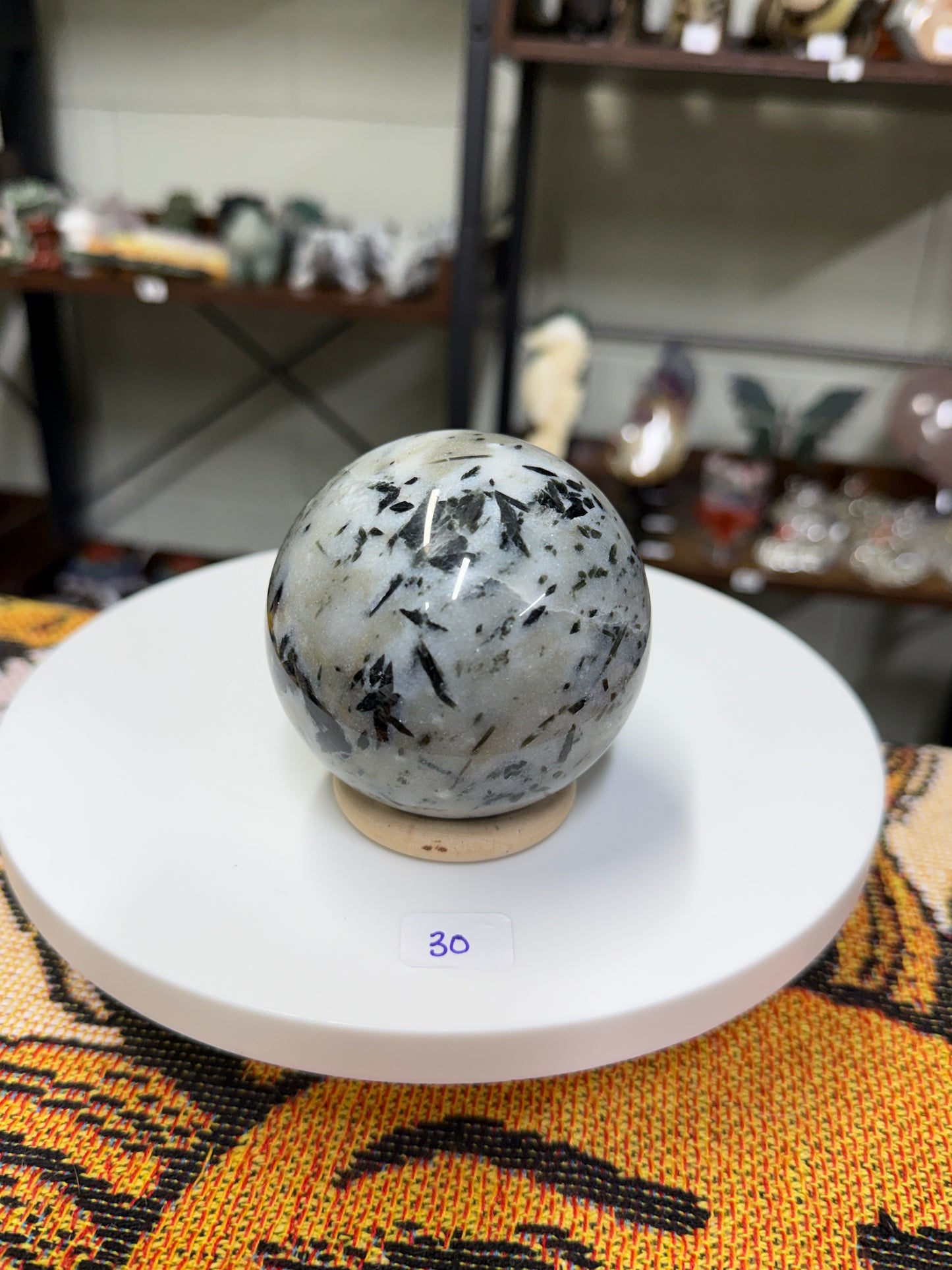 Green Tourmaline Sphere (30)