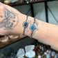 Blue Apatite Bangles