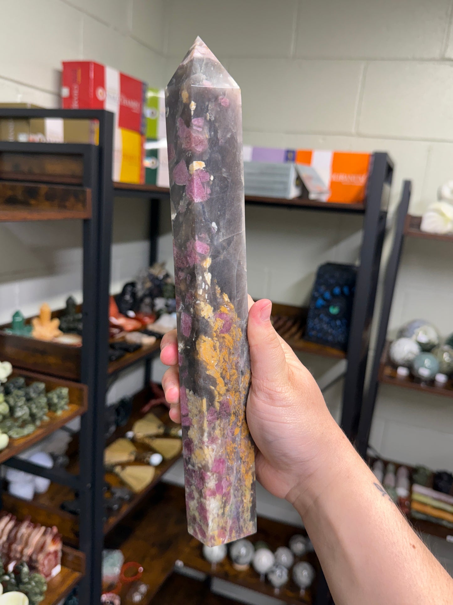Pink Tourmaline Tower
