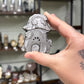 Silver Sheen Obsidian Toad Abode