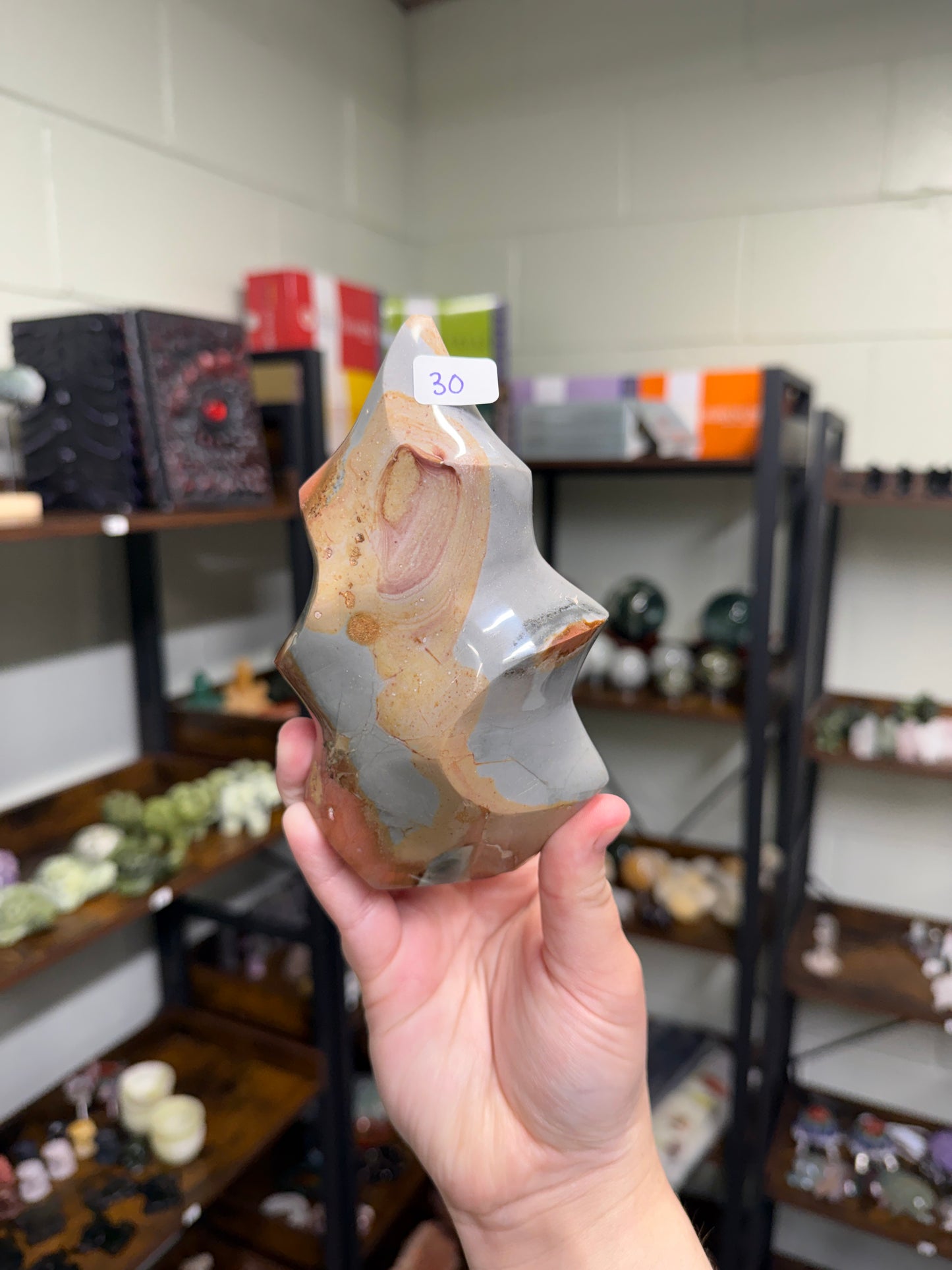 Polychrome Jasper Flames