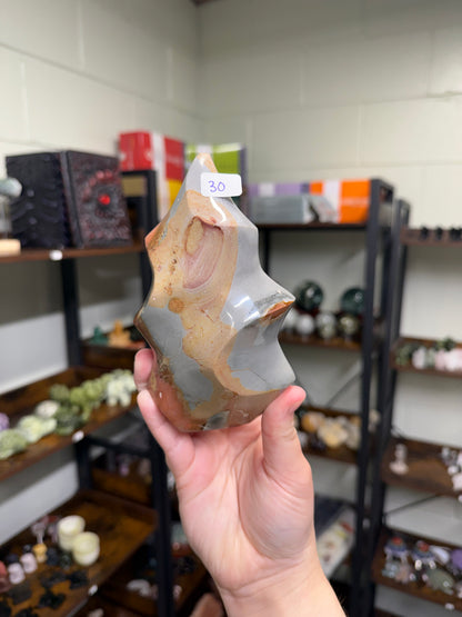 Polychrome Jasper Flames
