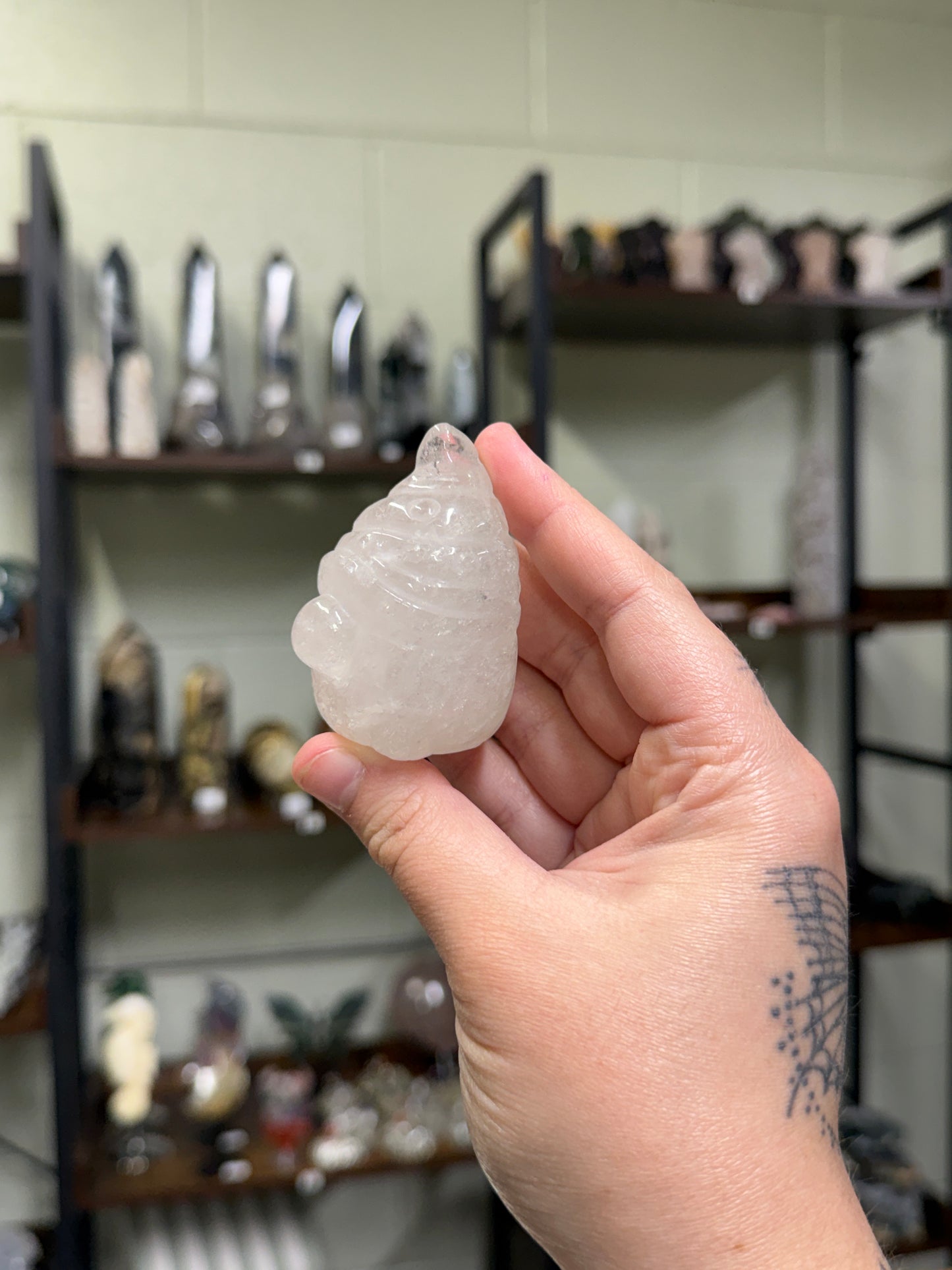 Clear Quartz Gnome