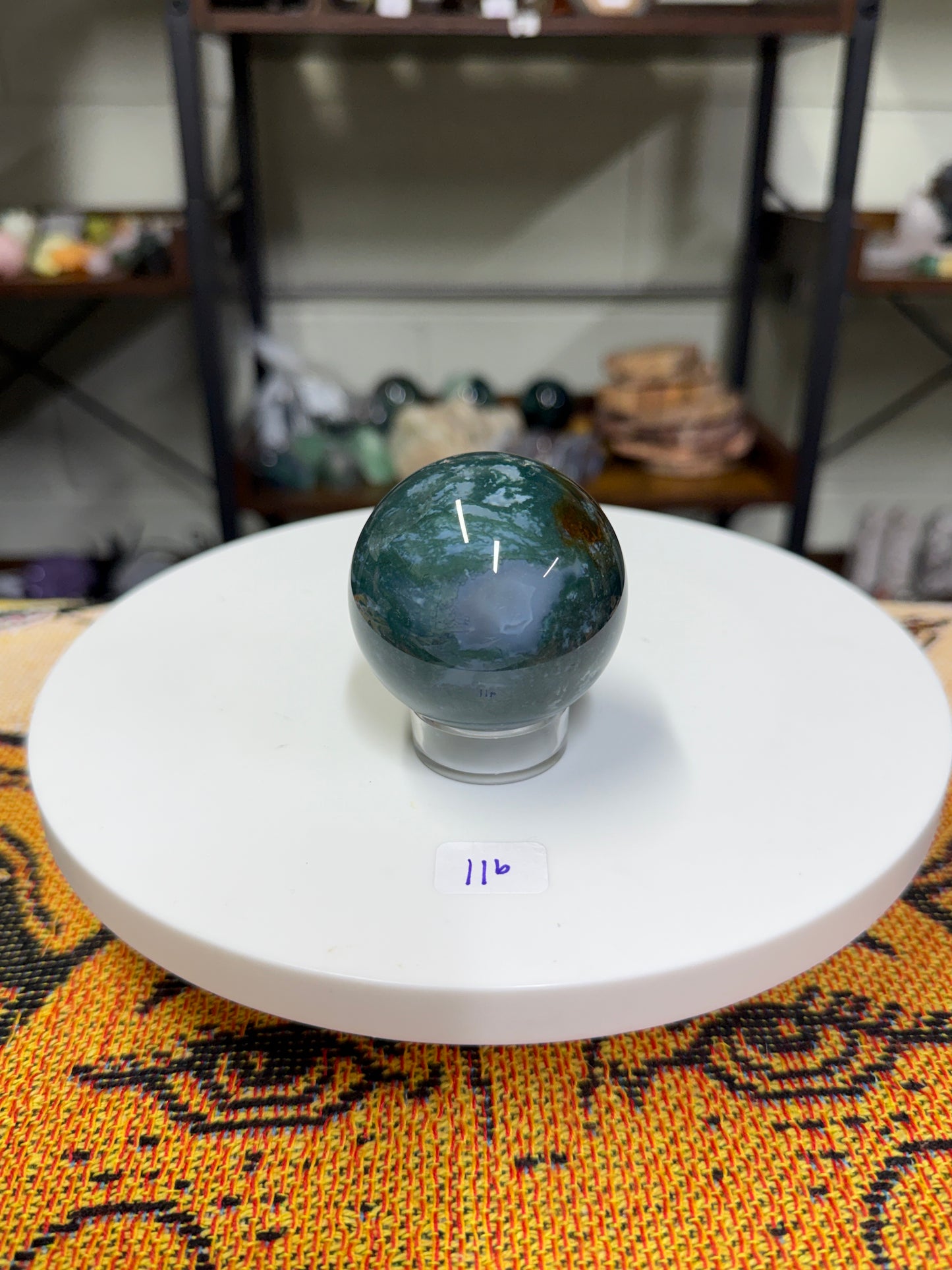 Moss Agate Sphere (11b)