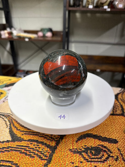 African Bloodstone Sphere (44)