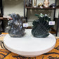 Moss Agate Swans