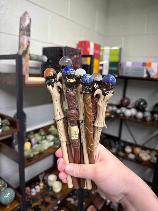 Wand Pen with Crystal Sphere