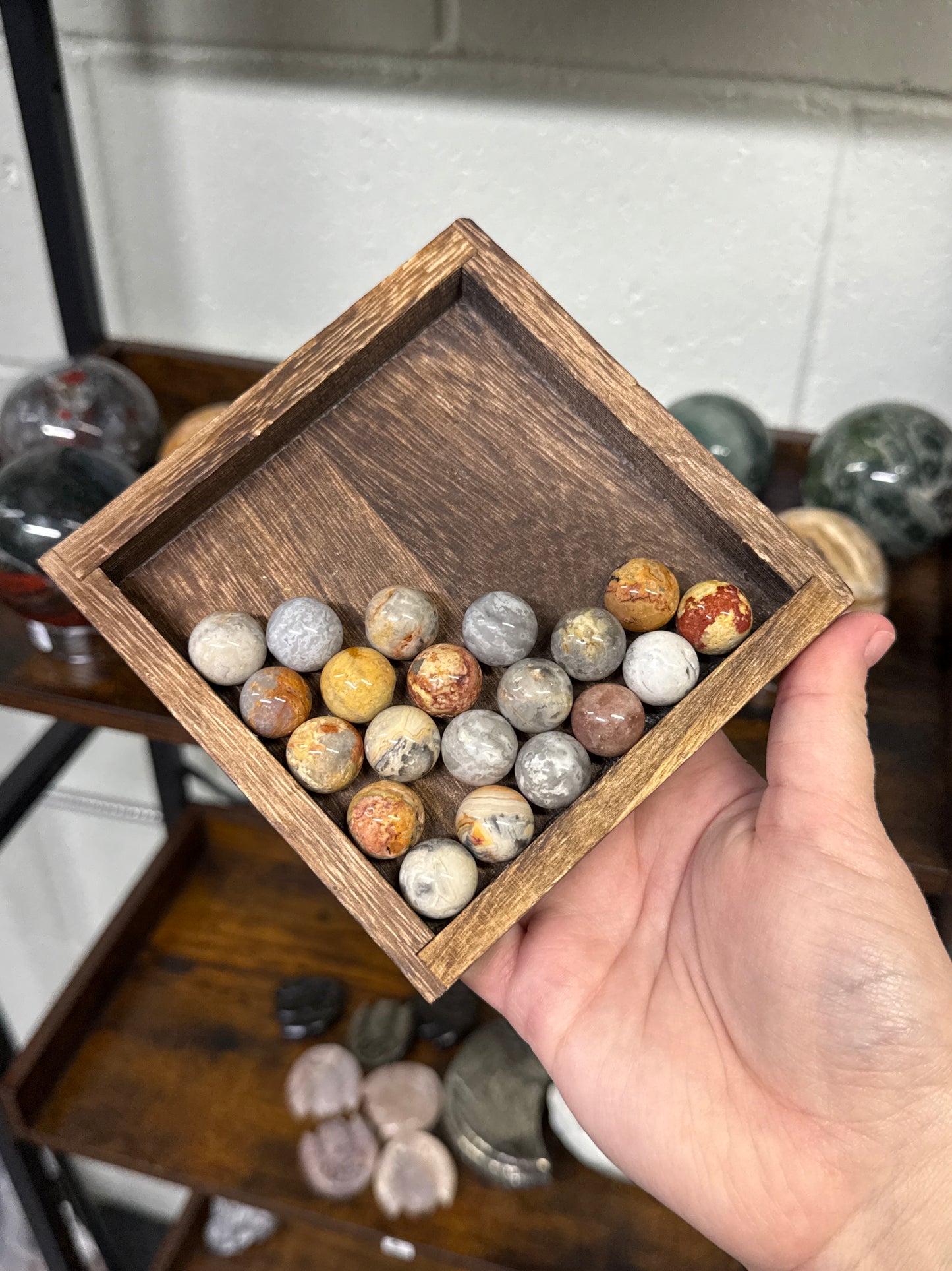 Crazy Lace Agate Marbles