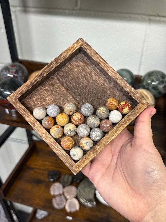 Crazy Lace Agate Marbles
