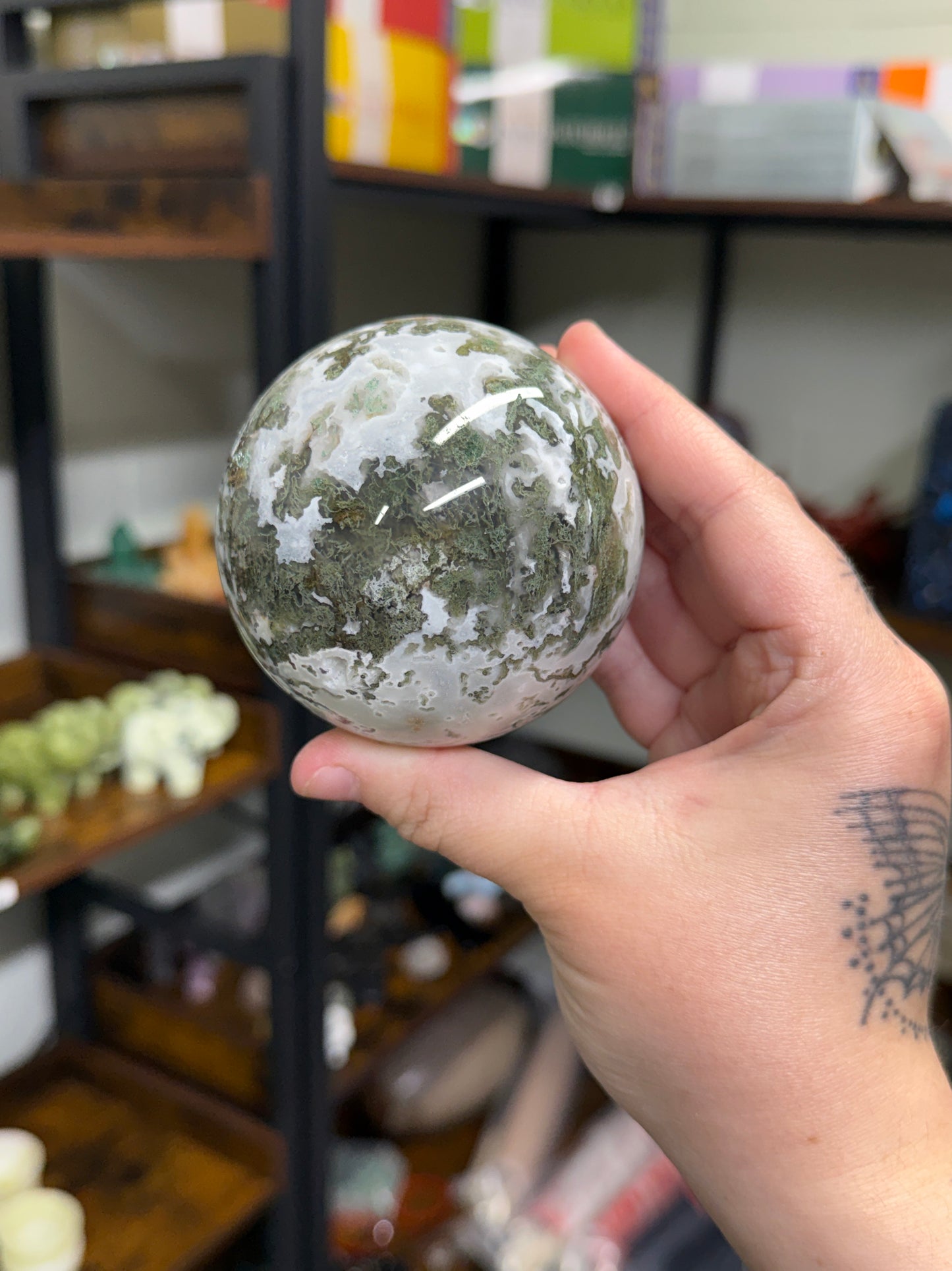 Moss Agate Sphere (30)