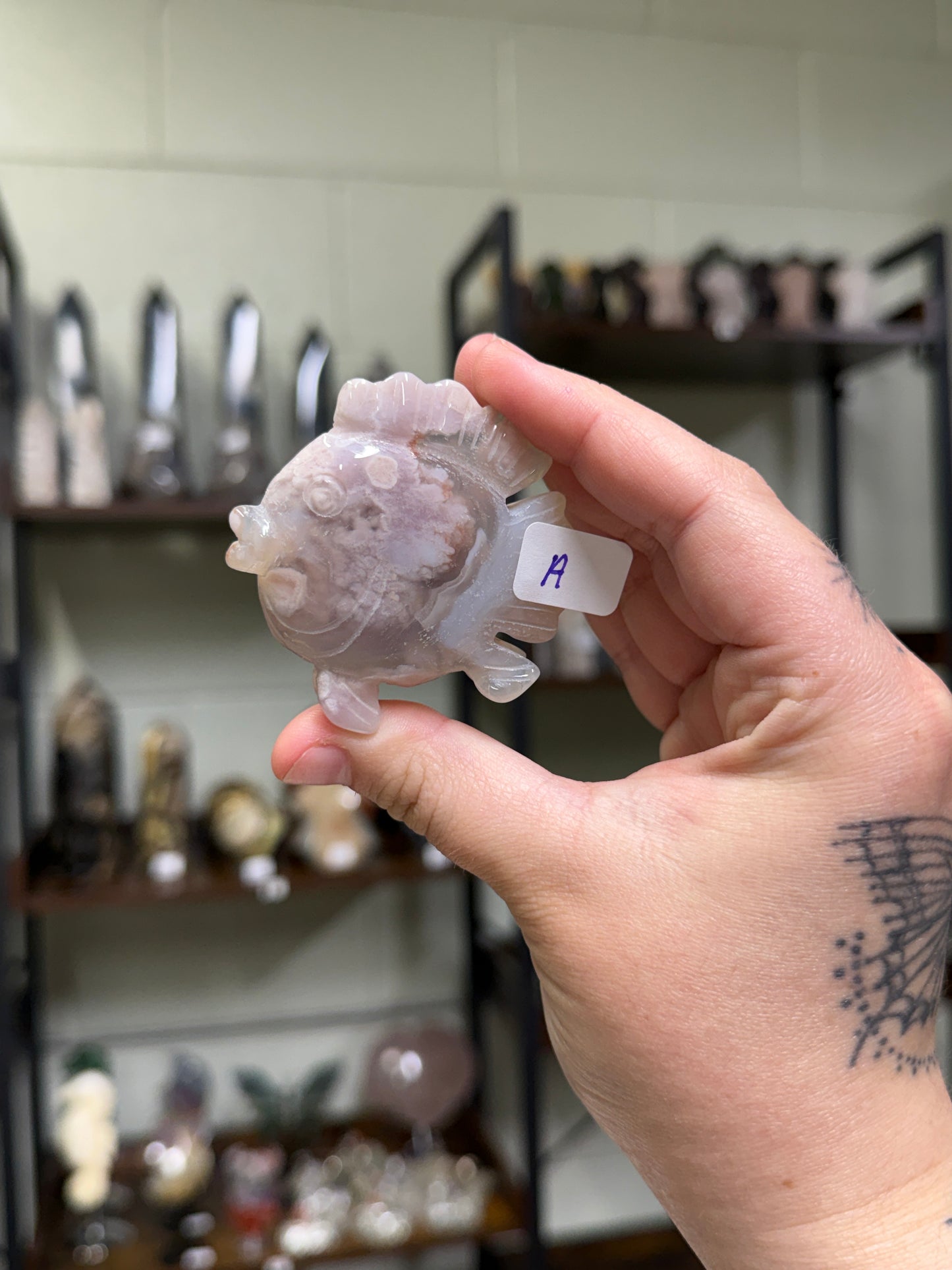 Flower Agate Fish (Choose Your Own!)