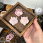 Pink Opal Lion Heads