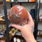 Red Volcano Agate Sphere