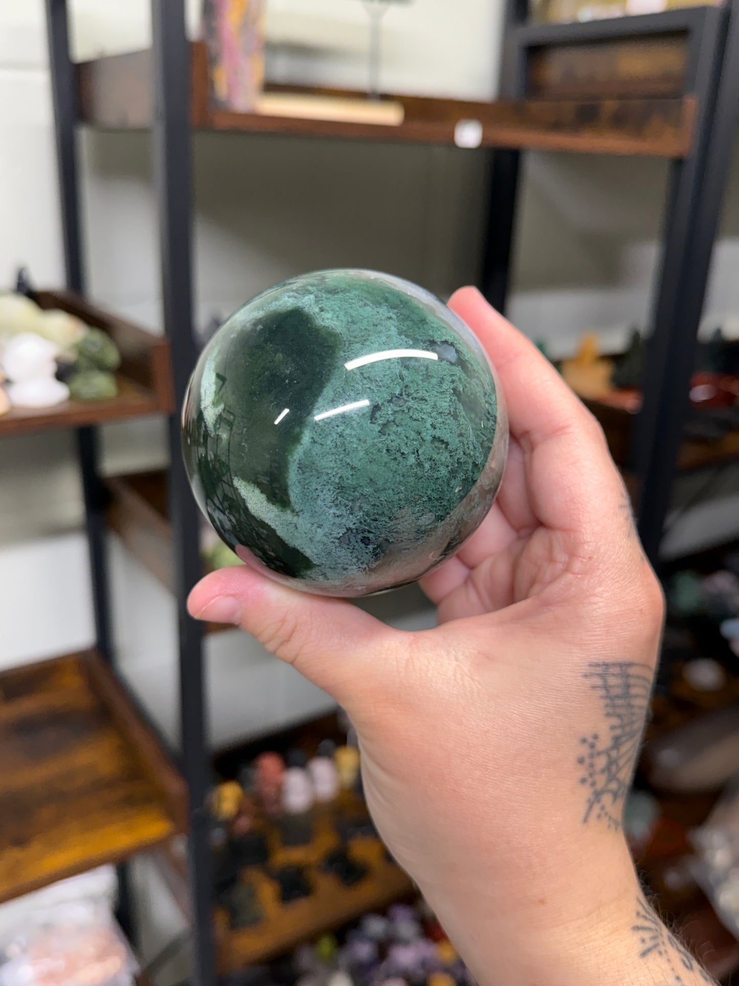 Moss Agate Sphere (34)