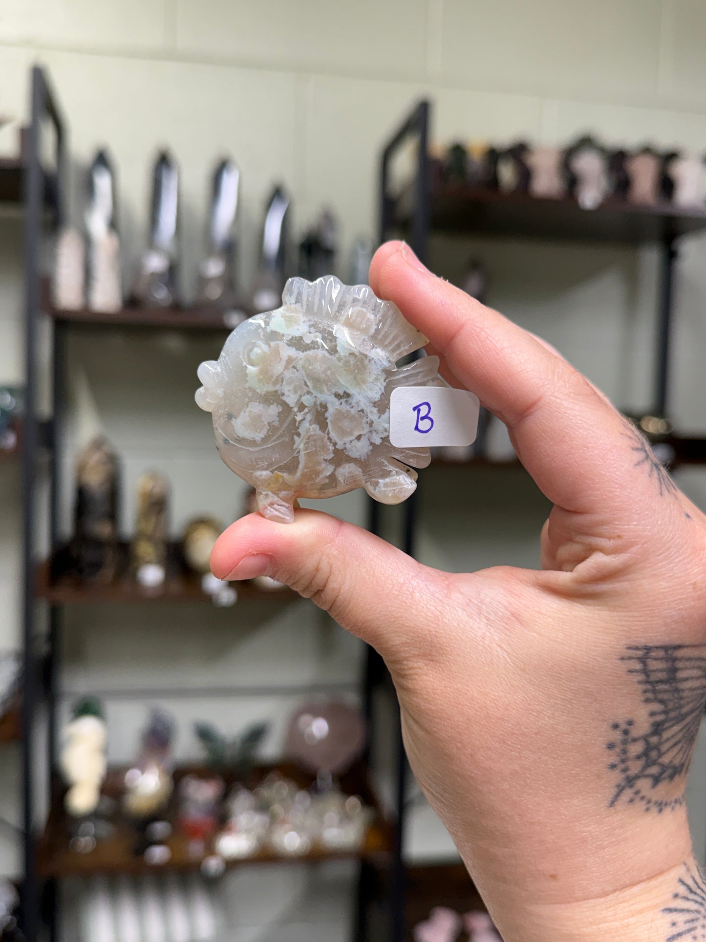 Flower Agate Fish (Choose Your Own!)
