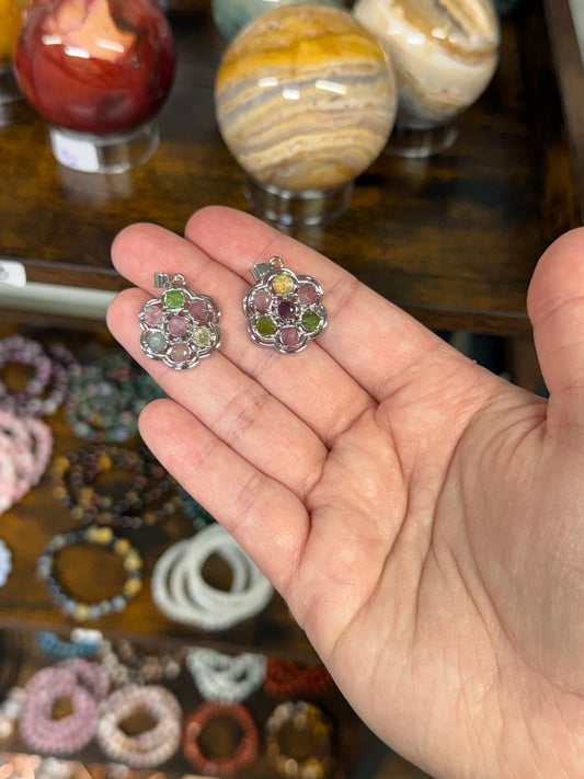 Tourmaline Spinning Pendants