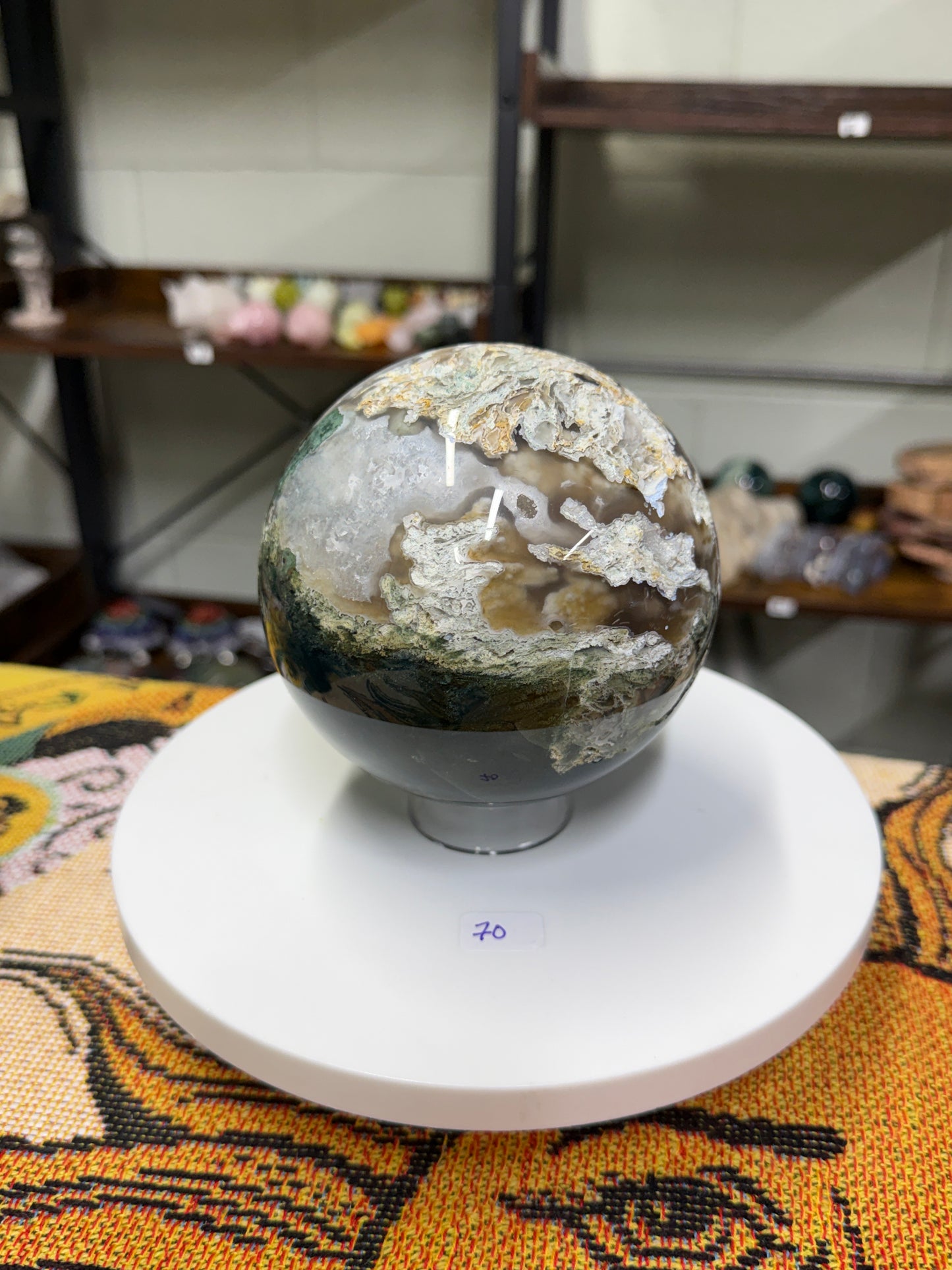 Moss Agate Sphere (70)