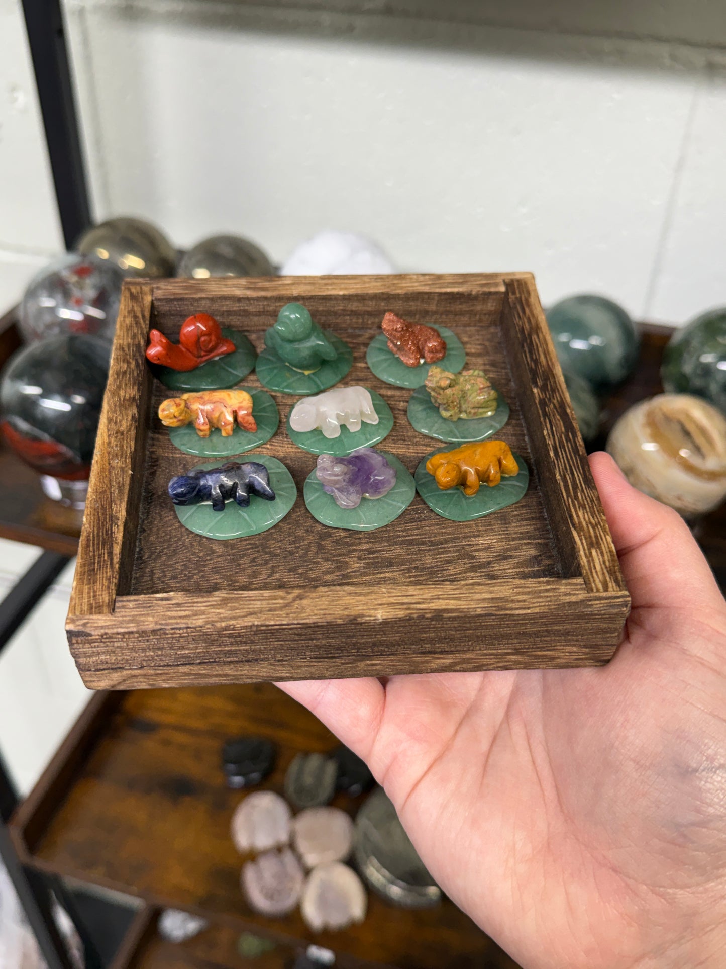 1” Animals on Lilypads