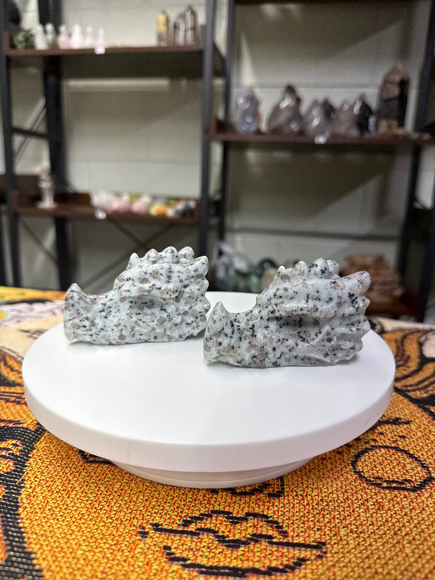 Kiwi Jasper Dragon Skull