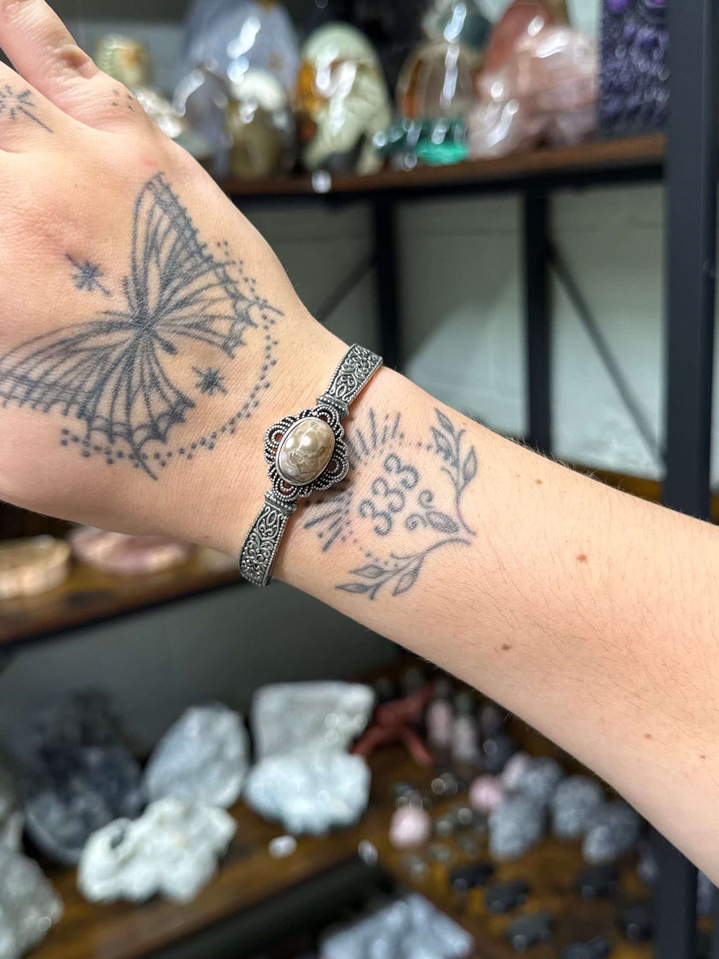 Sea Jasper Bangle
