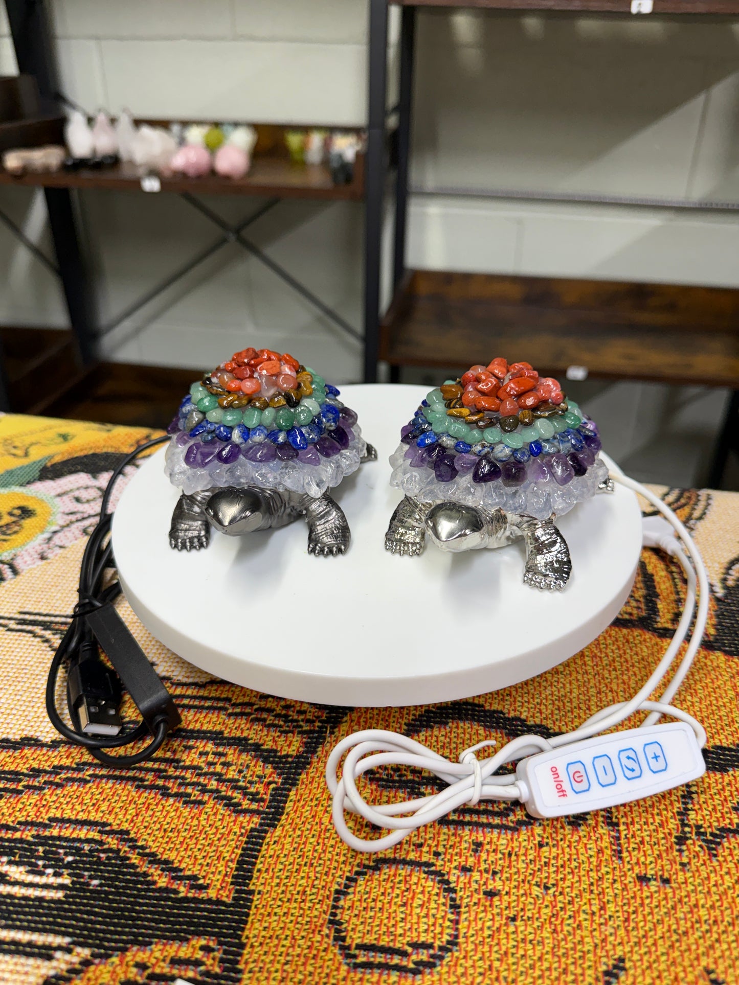 Chakra Turtle Lamps