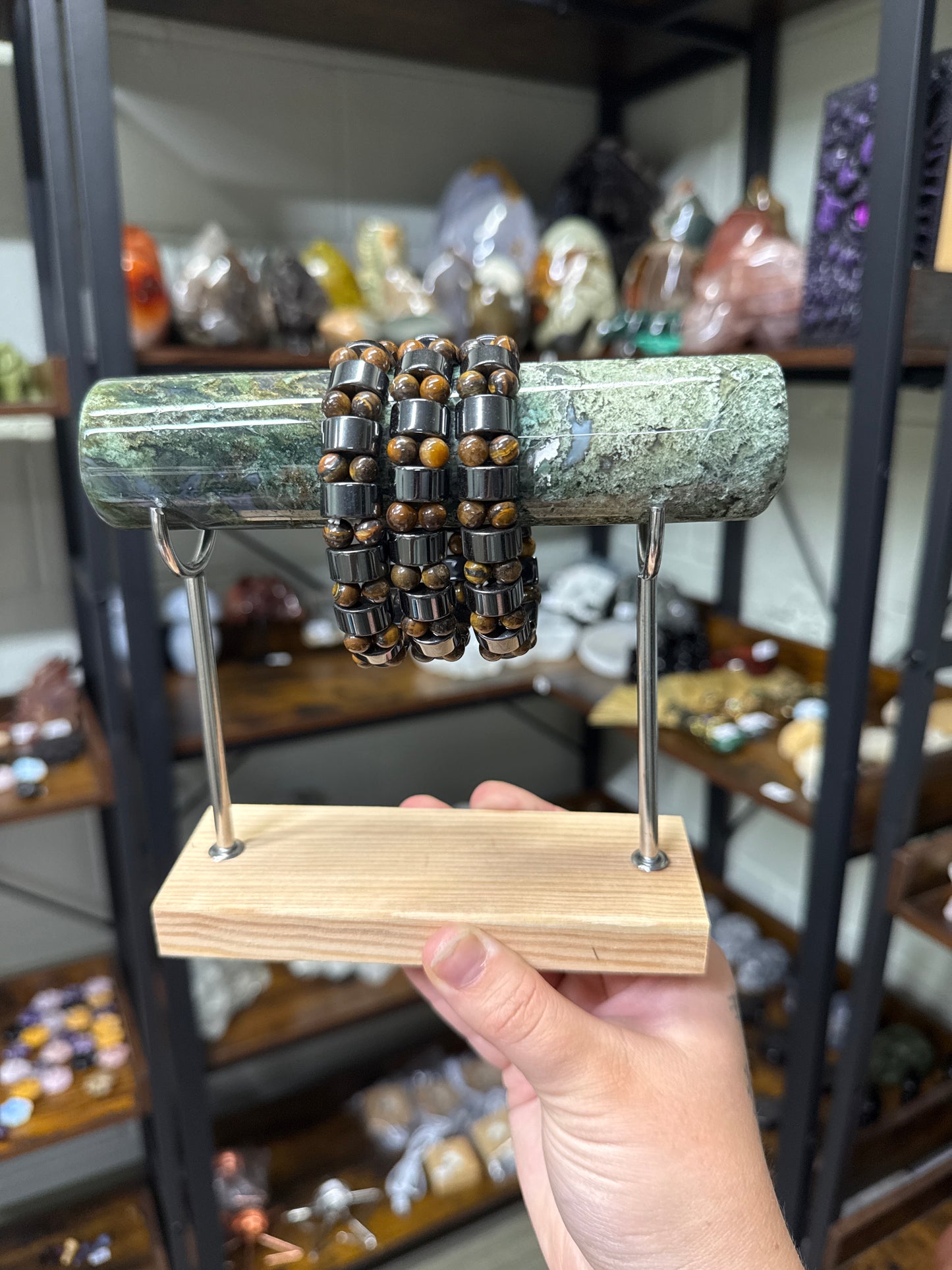Tigers Eye & Hematite Bracelet