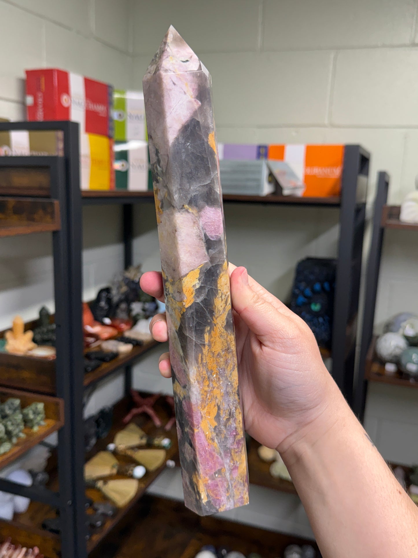 Pink Tourmaline Tower