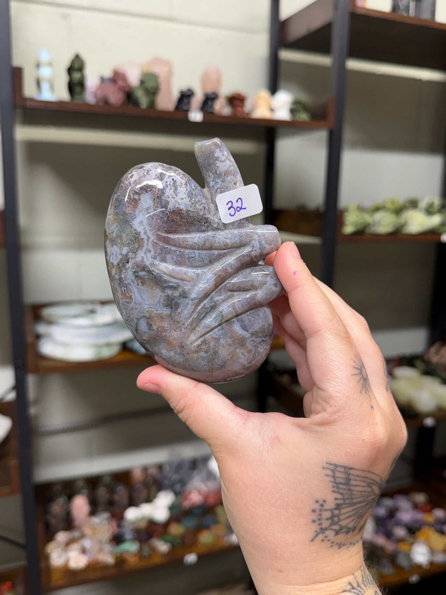 Moss Agate Kidney (32)