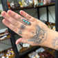Size 8 Turquoise Ring