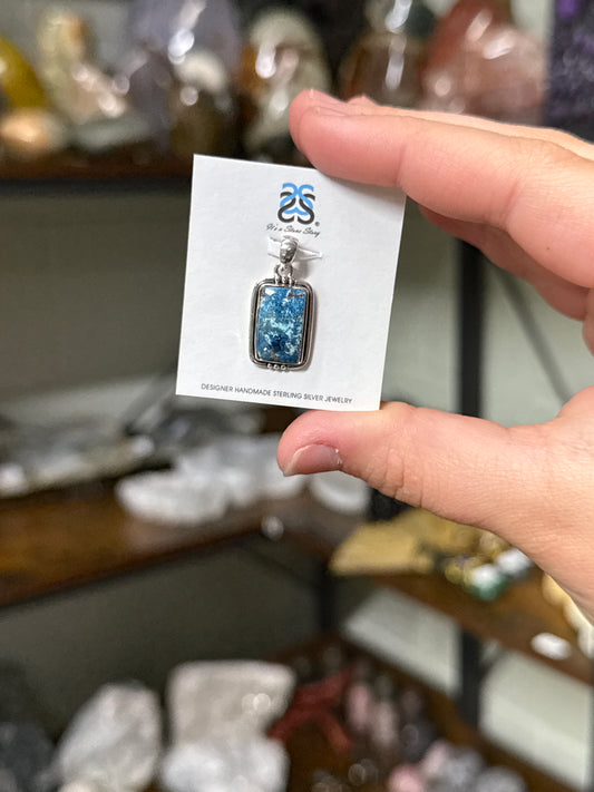 Shattuckite Pendant