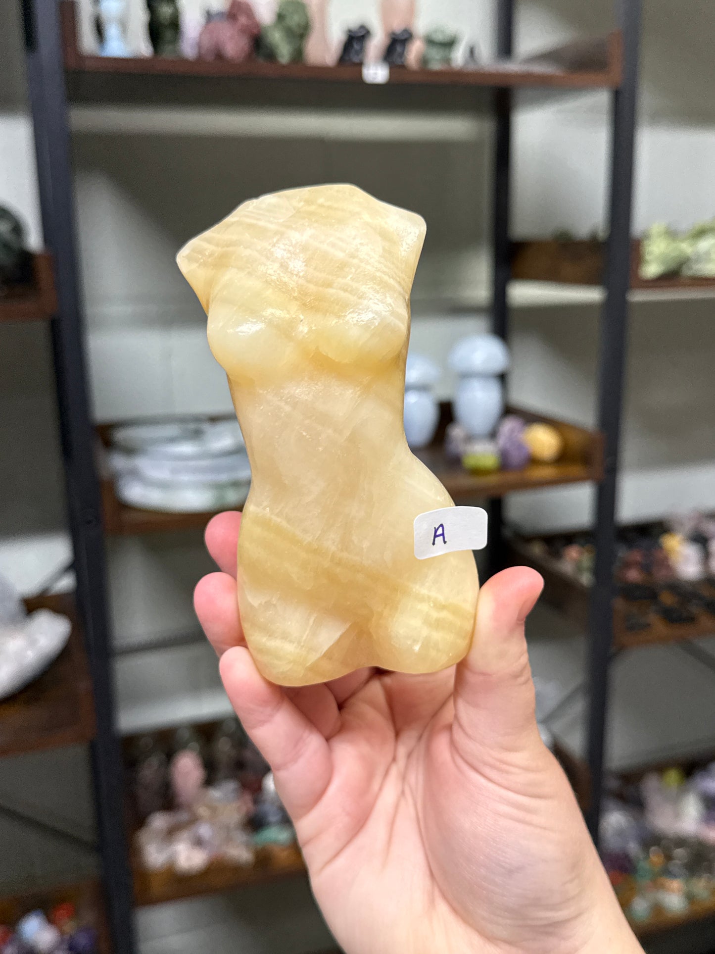 Calcite Goddess Bodies