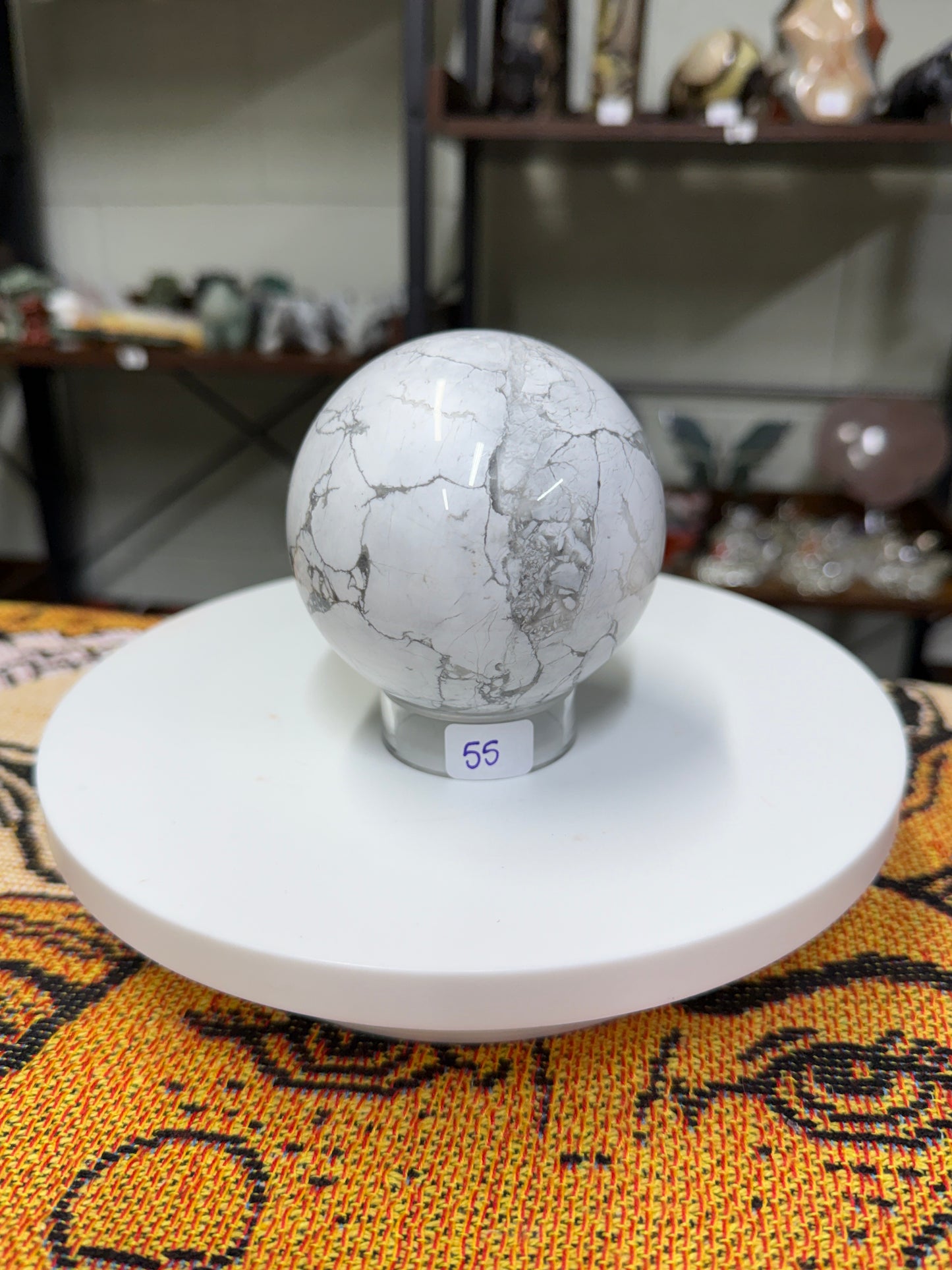 Howlite Sphere (55)