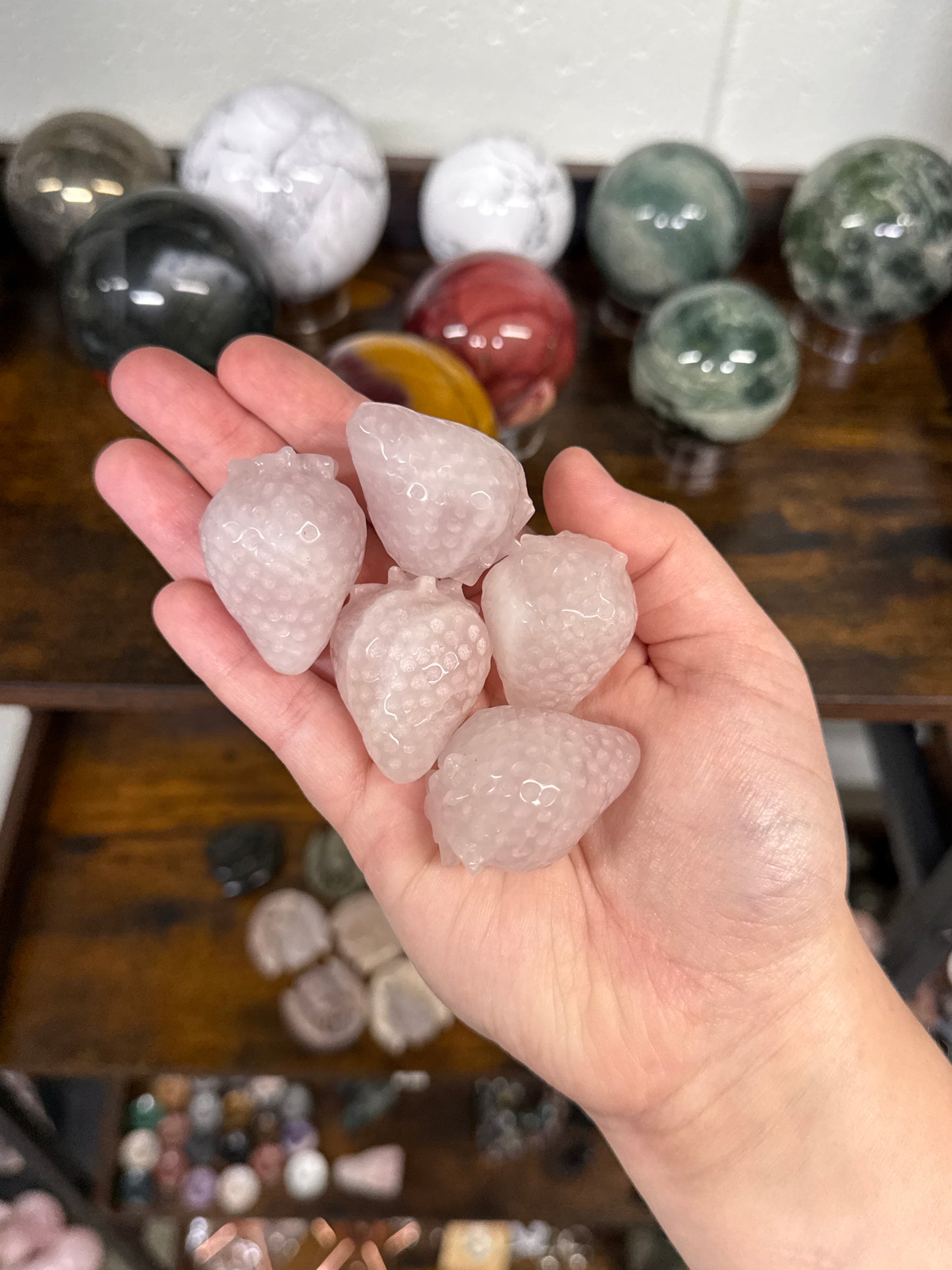Rose Quartz Strawberries