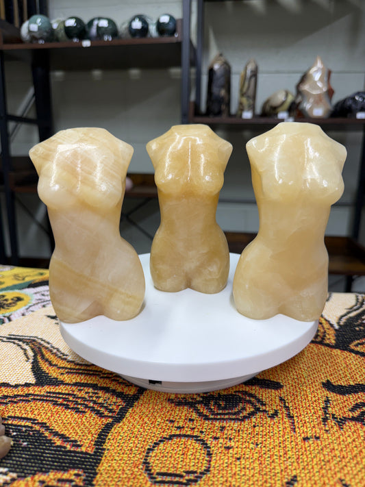 Calcite Goddess Bodies